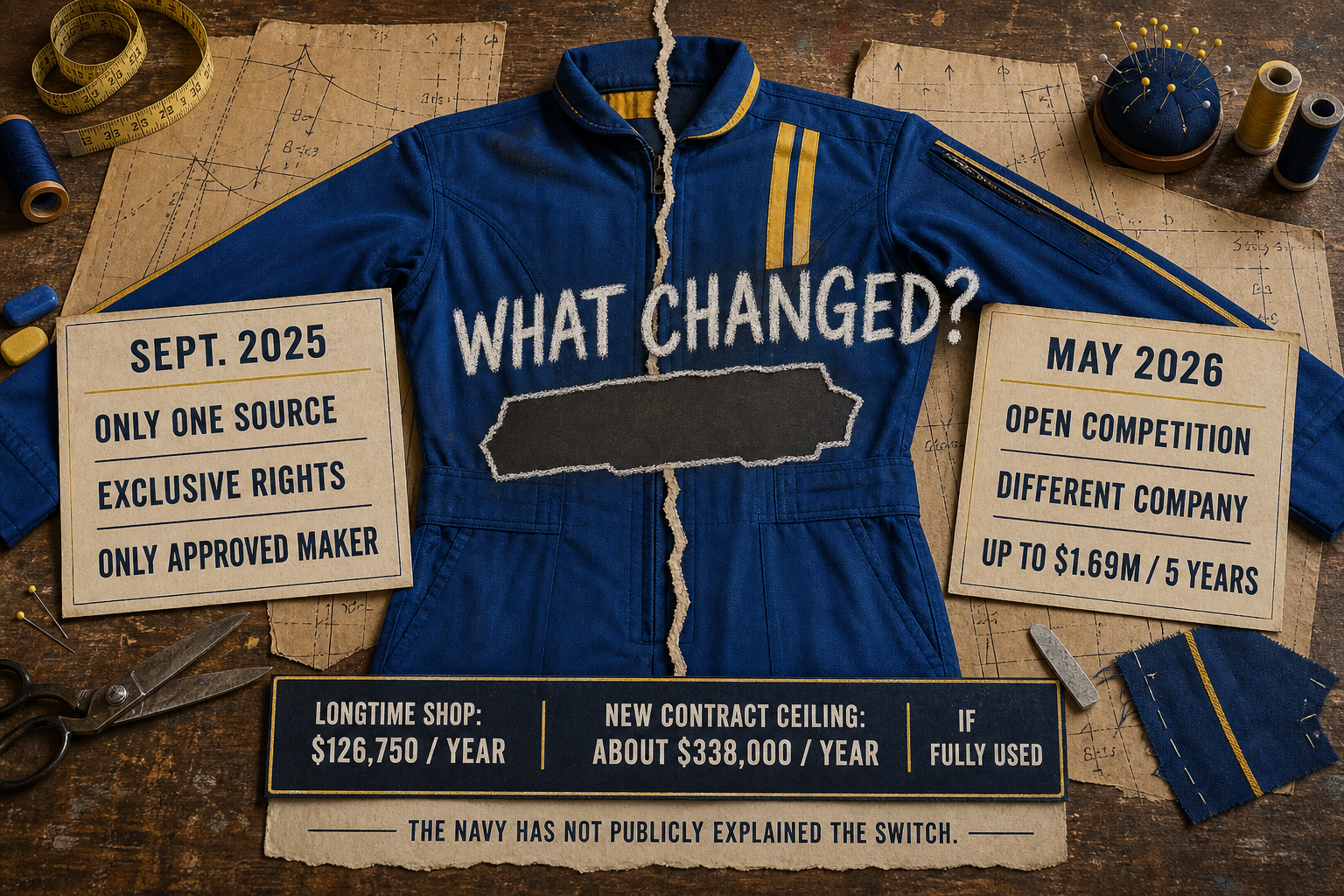 The Navy Said Only One Company Could Legally Make the Blue Angels' Flight Suits. Eight Months Later, It Picked a Different One — and Won't Say Why.