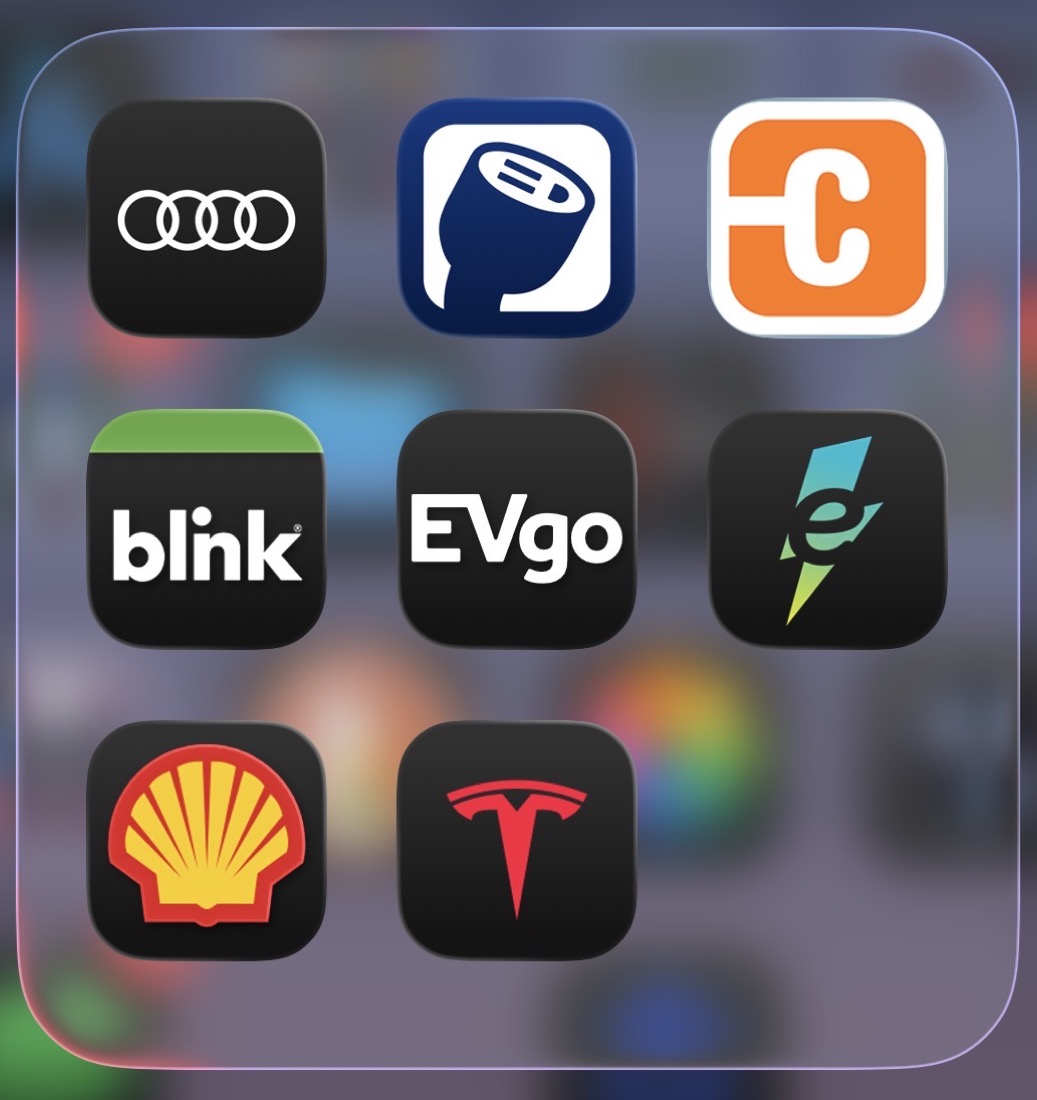 The eight charging apps on my phone — the real state of EV charging in America