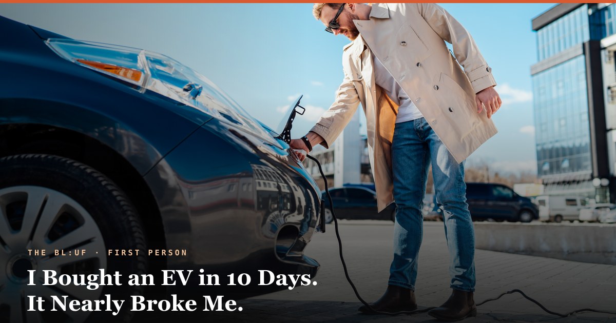 I Bought an EV in 10 Days While Moving to a New City. It Nearly Broke Me. Here's What I Learned.