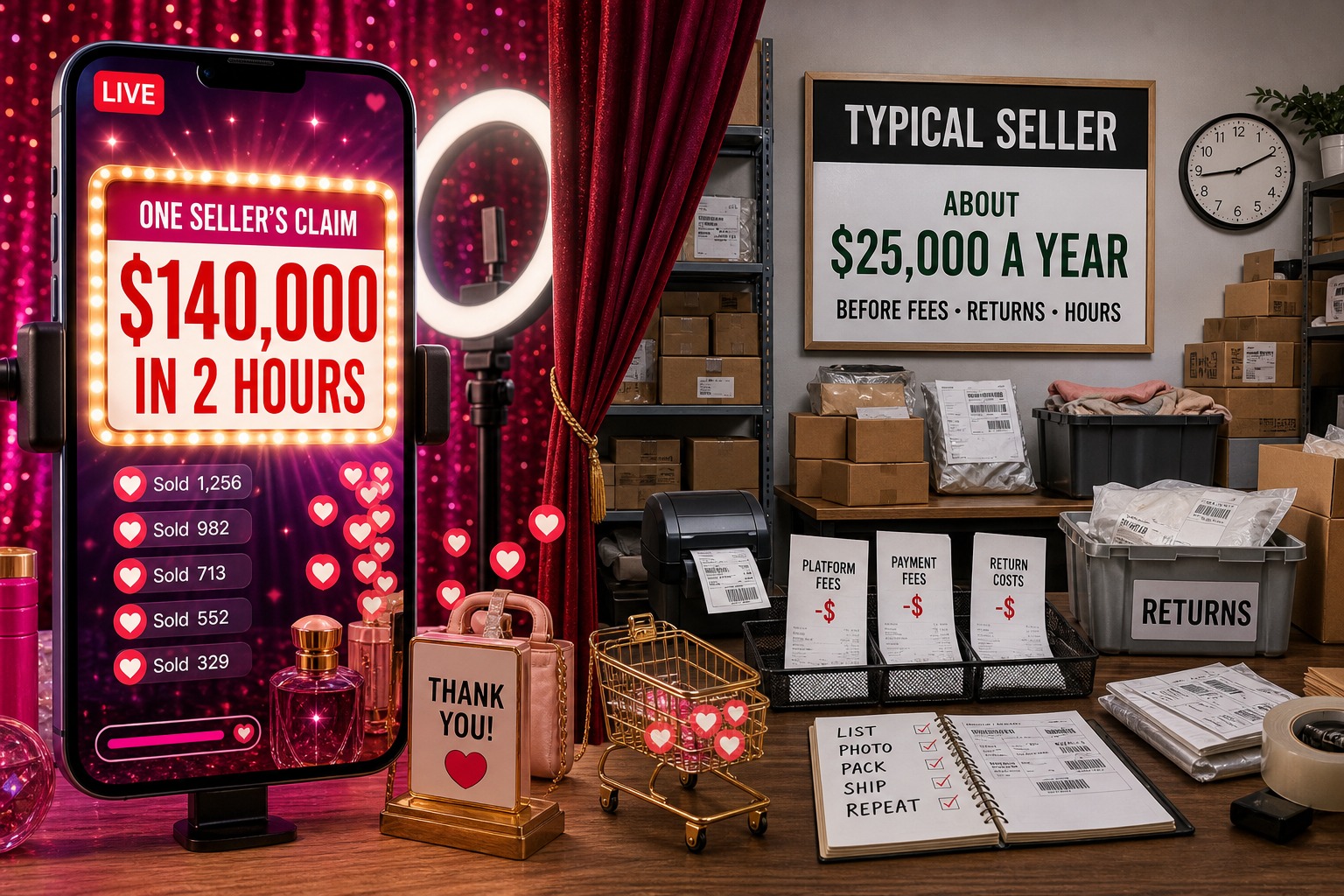 QVC Moved to Your Phone. One Guy Says He Made $140K in Two Hours. Here's What He Left Out.