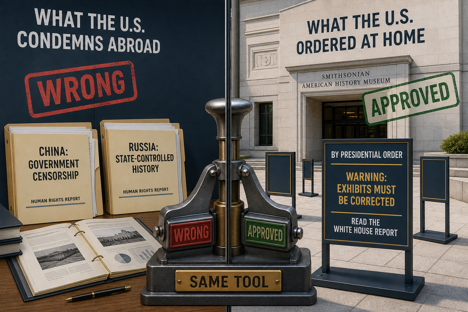 America Told China and Russia This Was Wrong. Then the White House Ordered the Smithsonian to Rewrite Its Own Exhibits.