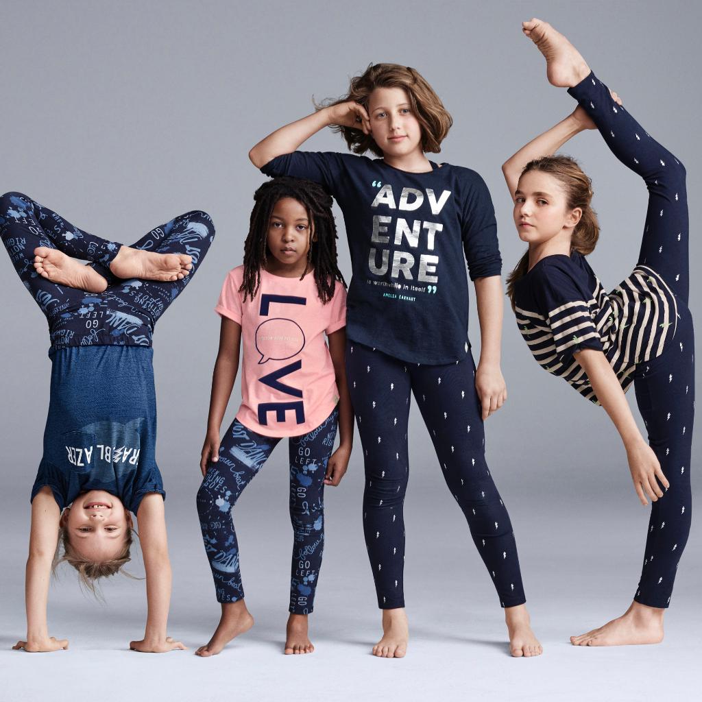 GapKids x ED (Ellen DeGeneres's kids' clothing line) 2016 "Le Petit Cirque" campaign photo
