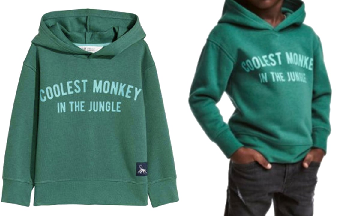 H&M's 2018 "Coolest Monkey in the Jungle" hoodie product photo