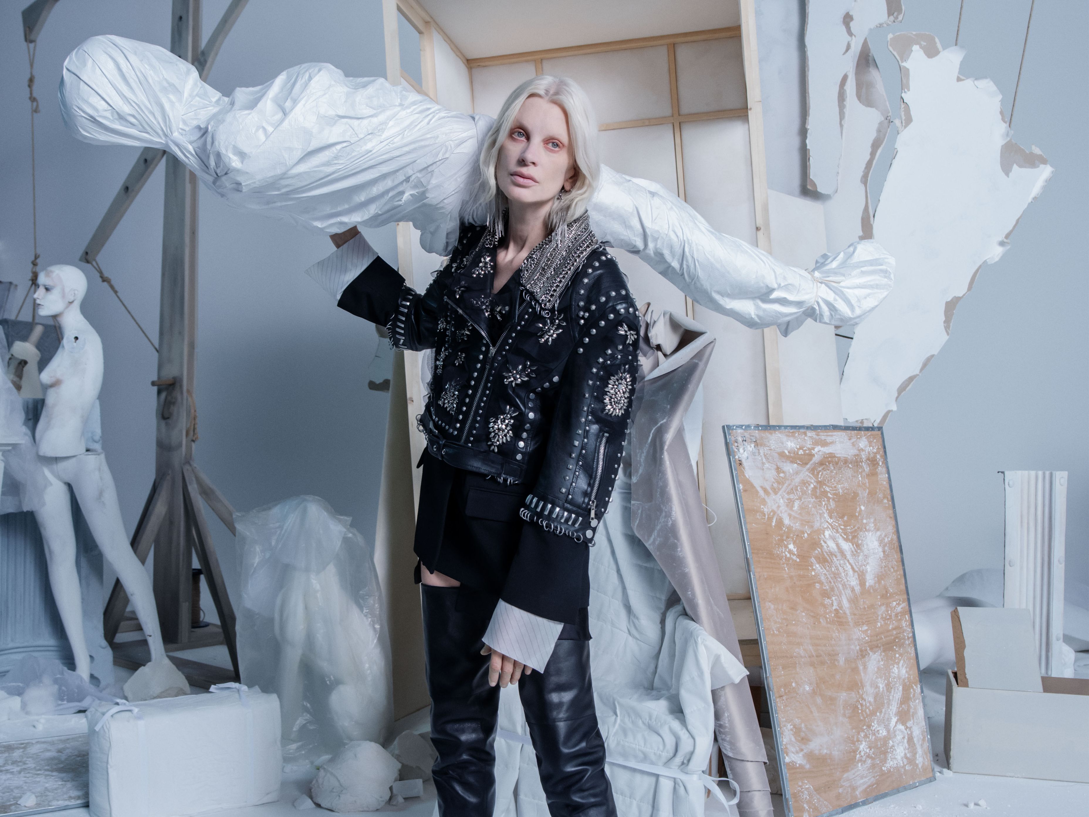 Zara's 2023 Atelier "The Jacket" campaign image