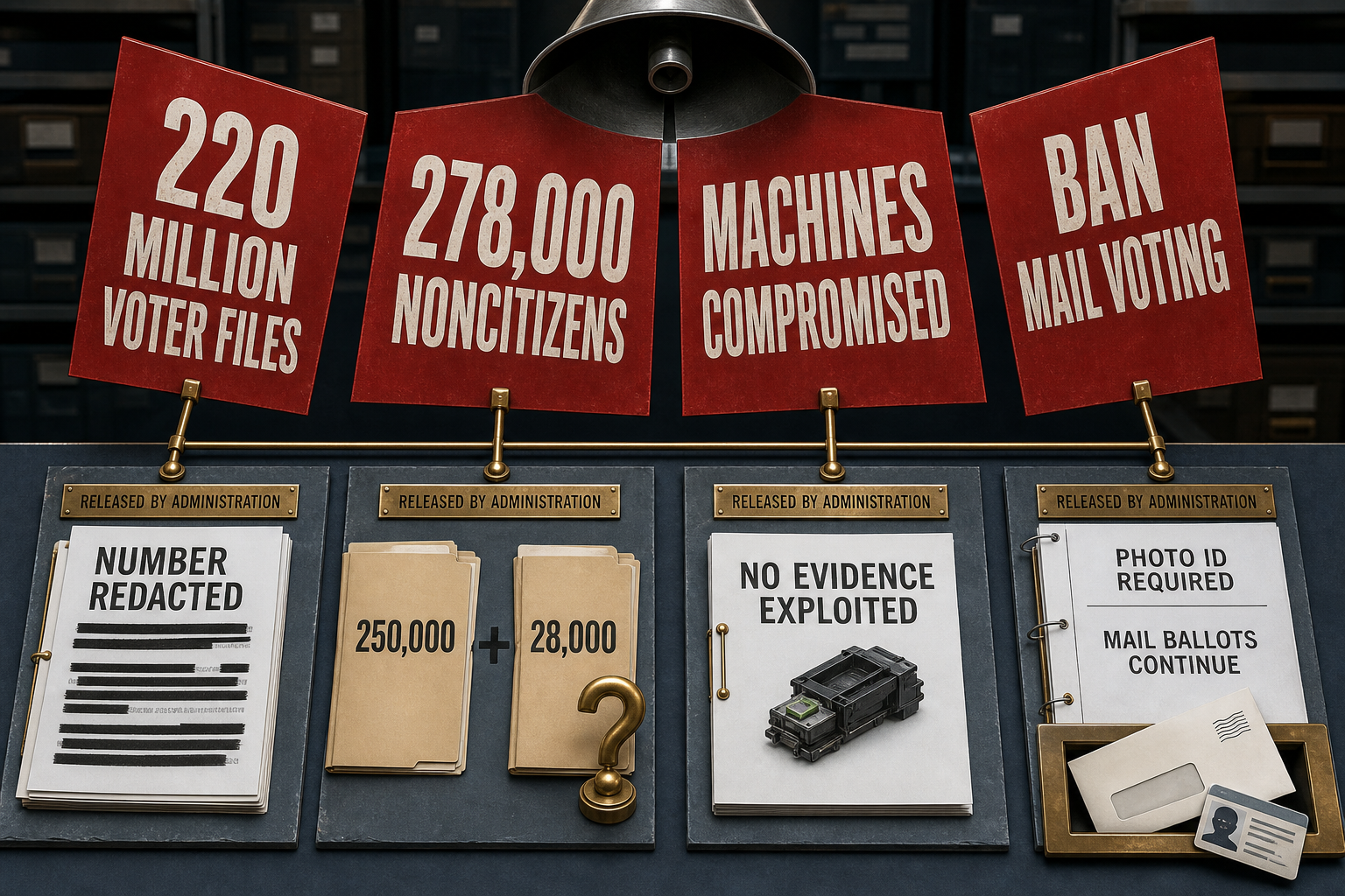Trump Released the Evidence for an Election Crisis. It Doesn’t Prove One.
